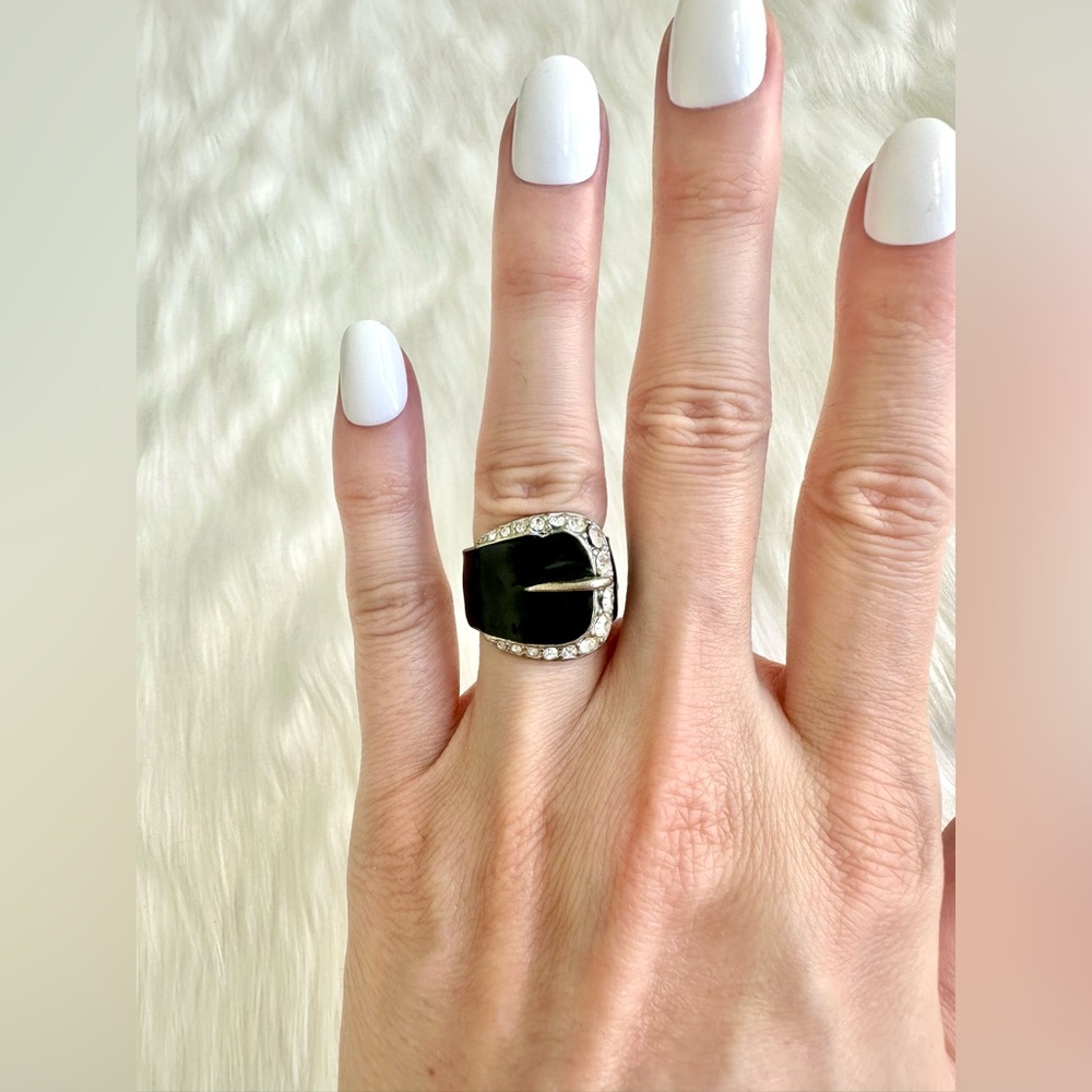 BUCKLE CZ RING - Picture 3 of 5